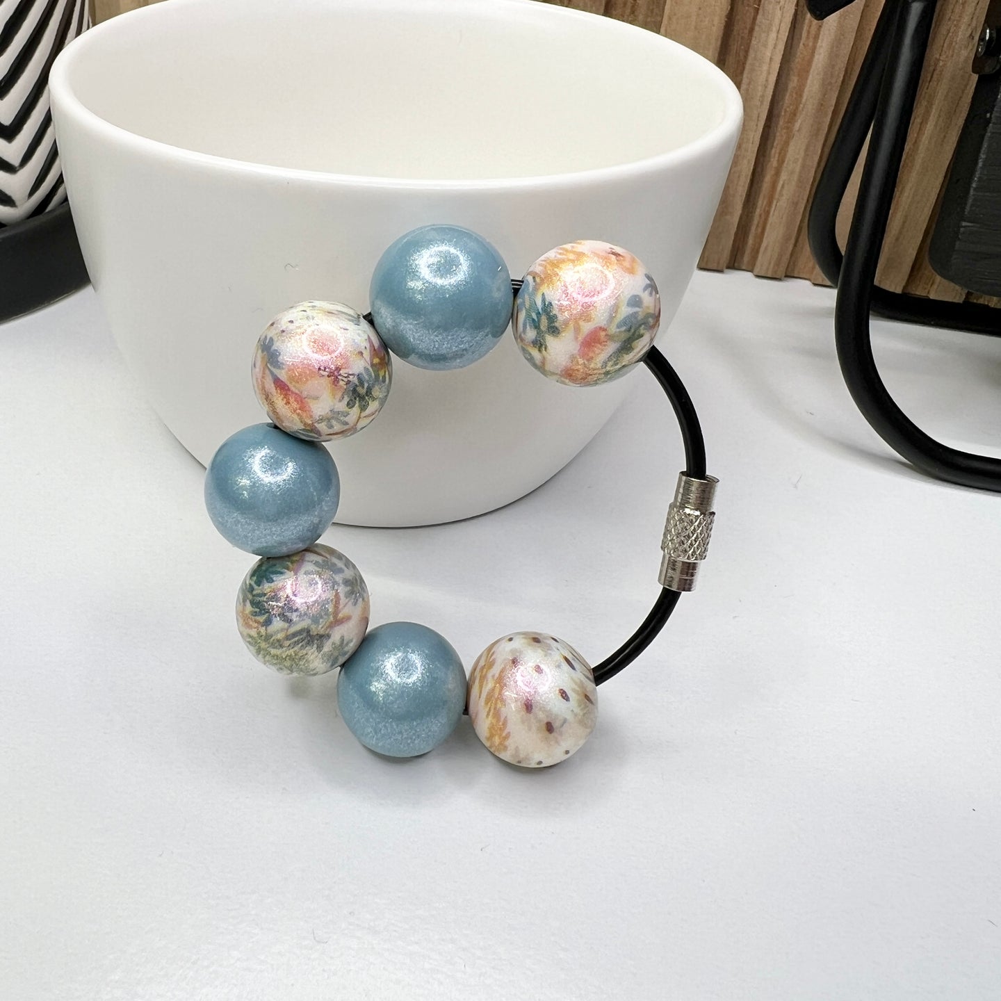 Opal Wildflowers Cup Charm